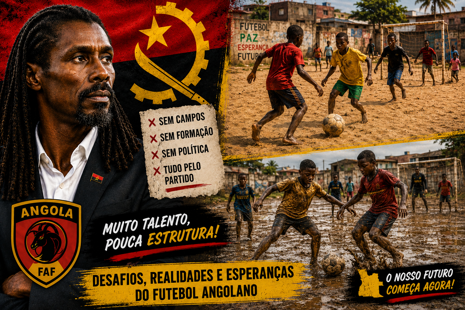 Gostaria de dizer "benvindo senhor Cissé"