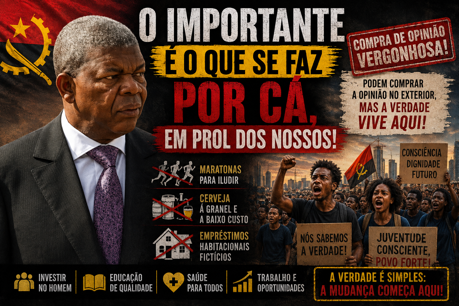 O importante é o que se faz por cá, em prol dos nossos